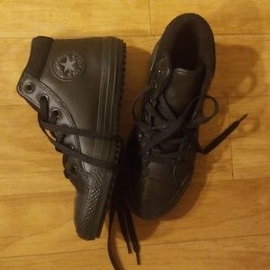 Converse size 3 black high top